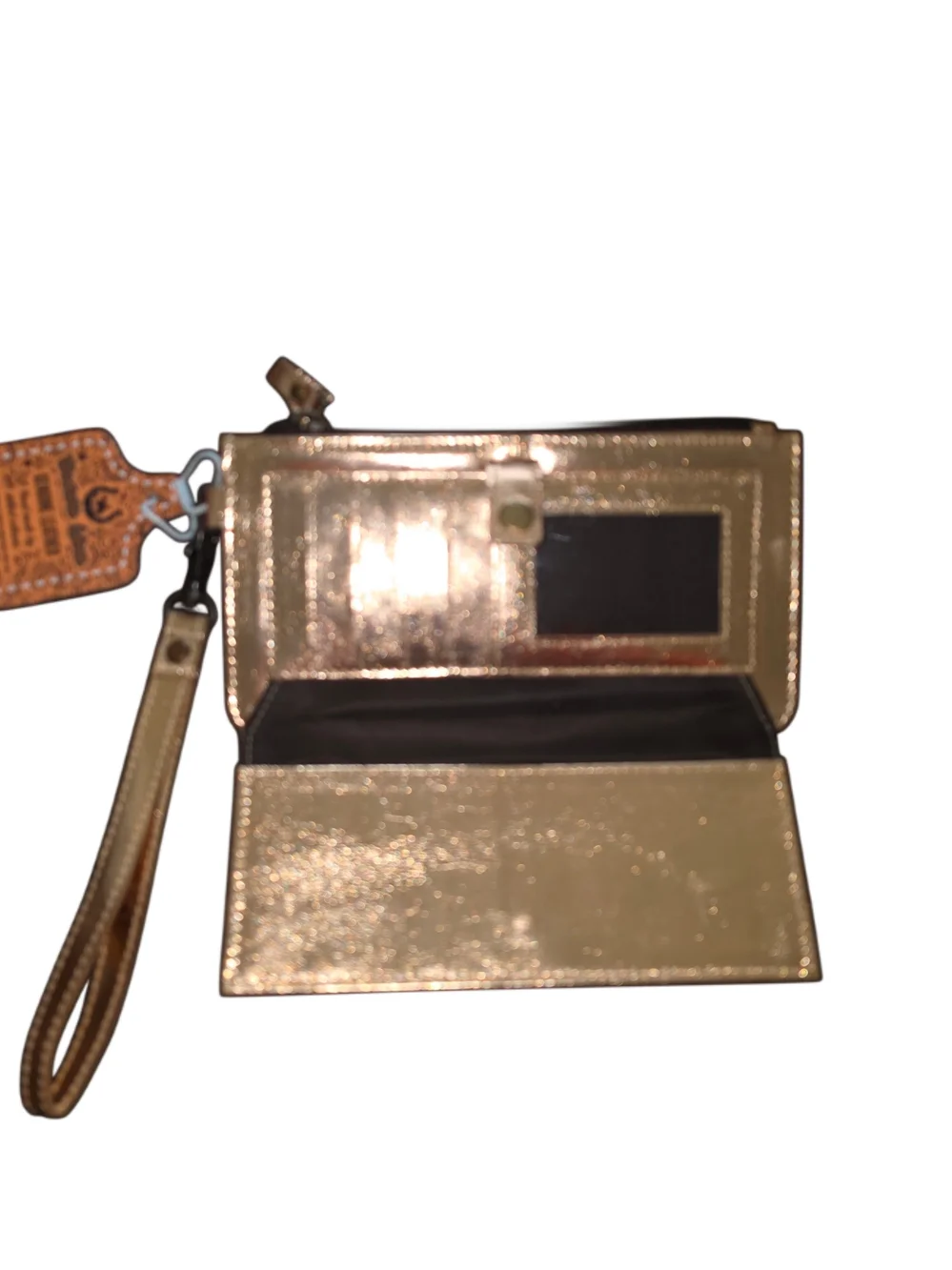 Brand New - Lola Bella Tan Bundle: Medium Speedy with Floral Wallet & Keychain